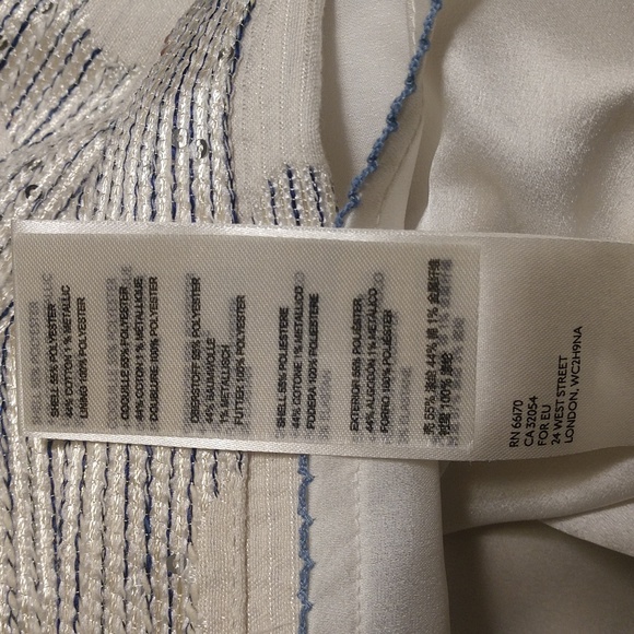 Anthropologie Maeve Anya Dotted Jacquard Mini Skirt Size 4 - Picture 7 of 7